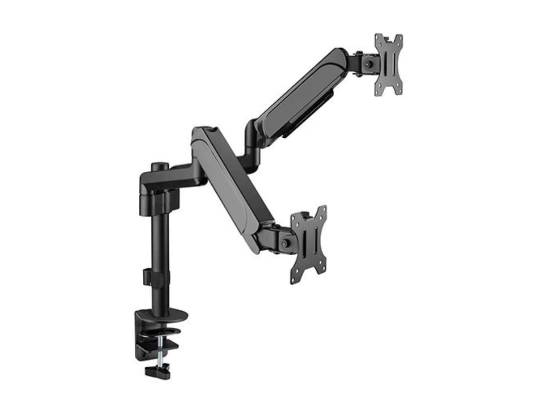 Buy Skill Tech SH48 Dual Monitor Arm – Gas Spring | in Qatar Buy Skill Tech SH48 Dual Monitor Arm – Gas Spring | in Qatar